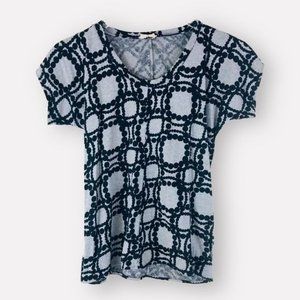 MARNI 100% Cotton Geometric Tee Size 40 IT 4 US